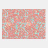 Umhüllung rosa blau geschenkpapier set (Vorderseite)