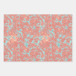 Umhüllung rosa blau geschenkpapier set