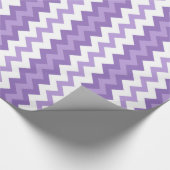 Umhüllung von Papier - Violett und Weißkochrone Geschenkpapier (Ecke)