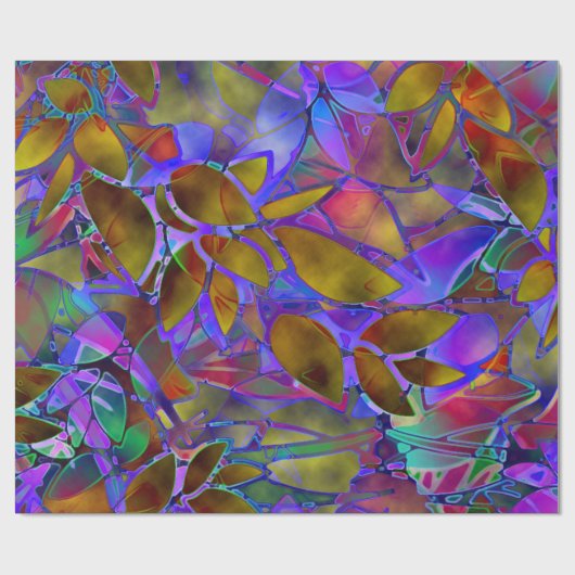 Umhüllungspapier Abstraktes Hartglas Geschenkpapier (Flach)