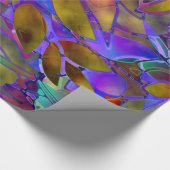 Umhüllungspapier Abstraktes Hartglas Geschenkpapier (Ecke)