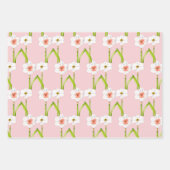 Umhüllungspapier auf einem Set (B) Geschenkpapier Set (Vorderseite 2)