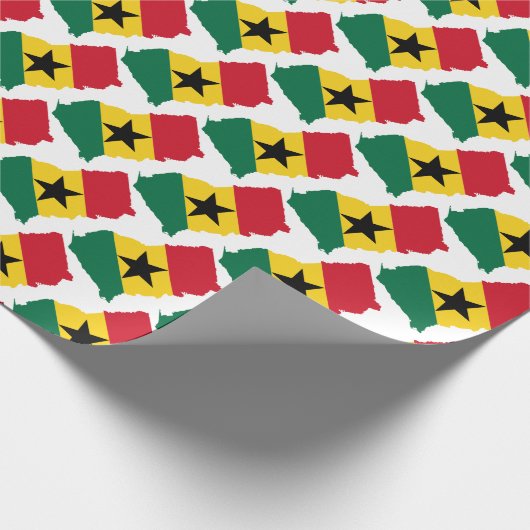 Umhüllungspapier aus Ghana Geschenkpapier (Ecke)