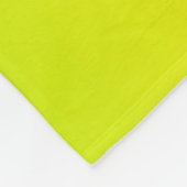 Umhüllungspapier aus grünem und gelbem Neongefälle Fleecedecke (Ecke)