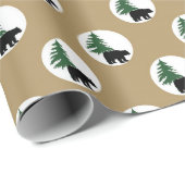 Umhüllungspapier aus schwarzem Party Geschenkpapier (Rolleneckpunkt)