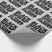 Umhüllungspapier "Black Sheep of the Family" Geschenkpapier (Ecke)