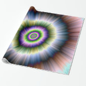 Umhüllungspapier, das blau grün und rosa explodier geschenkpapier (Ungerollt)