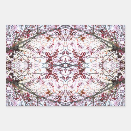 Umhüllungspapier: Entwurf für gebackene Kirschblos Geschenkpapier Set (Vorderseite 3)