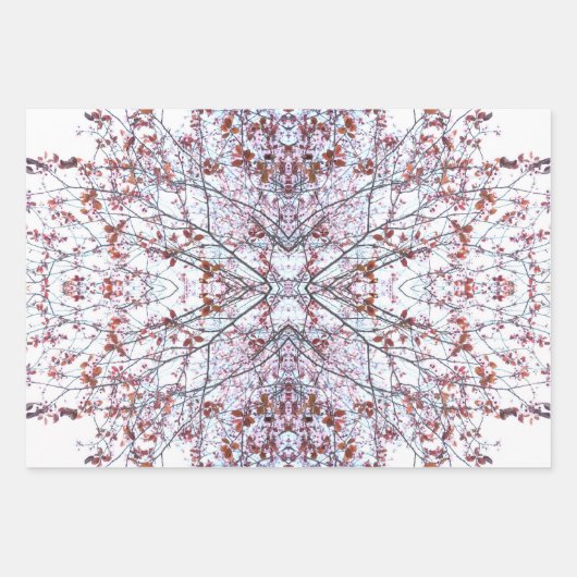 Umhüllungspapier: Entwurf für gebackene Kirschblos Geschenkpapier Set (Vorderseite 2)