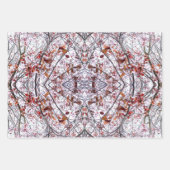 Umhüllungspapier: Entwurf für gebackene Kirschblos Geschenkpapier Set (Vorderseite)