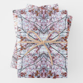 Umhüllungspapier: Entwurf für gebackene Kirschblos Geschenkpapier Set (Beispiel)