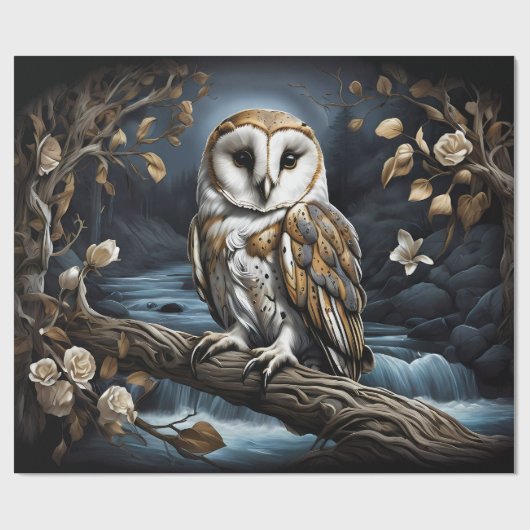 Umhüllungspapier Flachblatt Set von 3 Schalen auf Geschenkpapier (Flach)