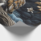 Umhüllungspapier Flachblatt Set von 3 Schalen auf Geschenkpapier (Ecke)