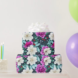 Umhüllungspapier für Blume in weiblichem Rosa und Geschenkpapier