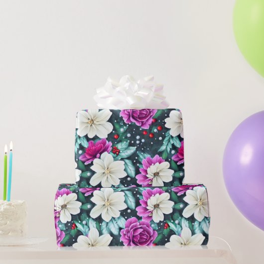 Umhüllungspapier für Blume in weiblichem Rosa und  Geschenkpapier (Partygeschenke)