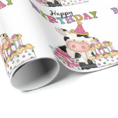 Umhüllungspapier für das Party der Mutterkuh Geschenkpapier (Rolleneckpunkt)