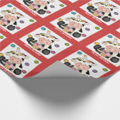 Umhüllungspapier für das Party der Mutterkuh Geschenkpapier (Ecke)