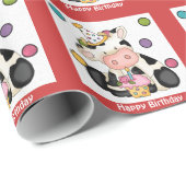 Umhüllungspapier für das Party der Mutterkuh Geschenkpapier (Rolleneckpunkt)