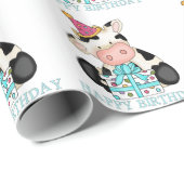 Umhüllungspapier für das Party der Mutterkuh Geschenkpapier (Rolleneckpunkt)