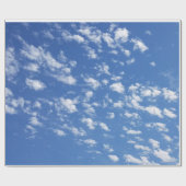 Umhüllungspapier für den blauen Himmel und die wei Geschenkpapier (Flach)