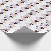 Umhüllungspapier für den Farbschutz - Pastell Geschenkpapier (Ecke)