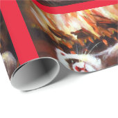 Umhüllungspapier für den offenen Feuerlöscher Geschenkpapier (Rolleneckpunkt)