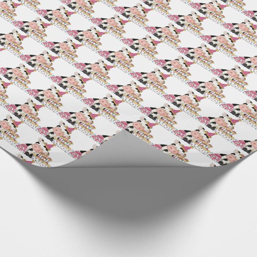 Umhüllungspapier für die Mutterkuh Geschenkpapier (Ecke)