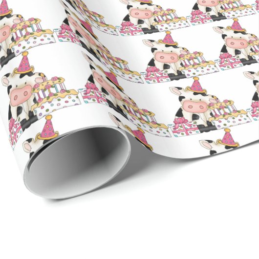 Umhüllungspapier für die Mutterkuh Geschenkpapier (Rolleneckpunkt)