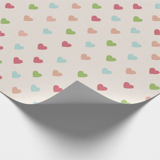 Umhüllungspapier für die romantische Naturfarbe Geschenkpapier (Ecke)