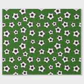 Umhüllungspapier für Fußball und Party Geschenkpapier (Flach)