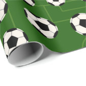 Umhüllungspapier für Fußball und Party Geschenkpapier (Rolleneckpunkt)