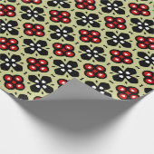 Umhüllungspapier für geometrische Blume Geschenkpapier (Ecke)