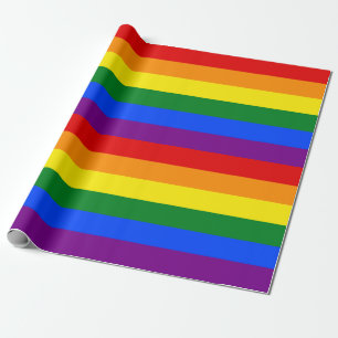 Umhüllungspapier für Regenbogenfahnen - Große S Geschenkpapier