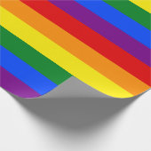 Umhüllungspapier für Regenbogenfahnen - Große Stre Geschenkpapier (Ecke)