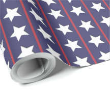 Umhüllungspapier für rote, blaue und weiße US Flag