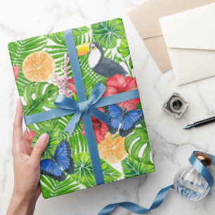 Umhüllungspapier für Touch- und Tropenfloralen Geschenkpapier