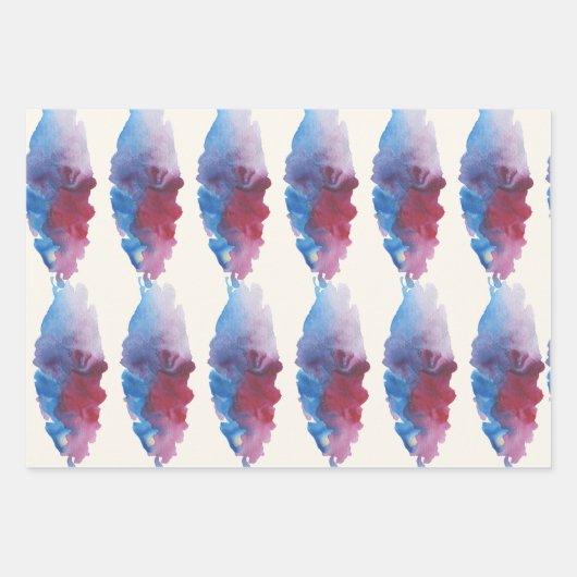 Umhüllungspapier für Wasserfarben  Geschenkpapier Set (Vorderseite 2)