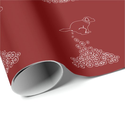 Umhüllungspapier Geschenkpapier (Rolleneckpunkt)