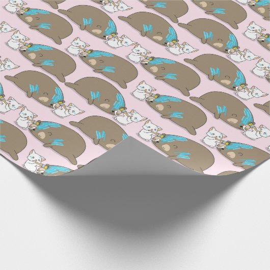 Umhüllungspapier Geschenkpapier (Ecke)