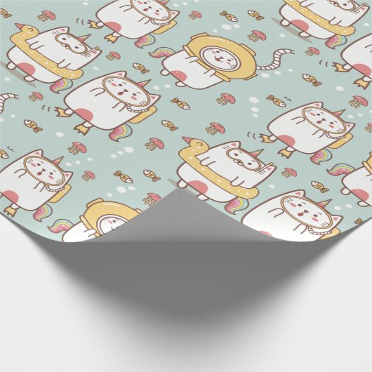 Umhüllungspapier Geschenkpapier (Ecke)