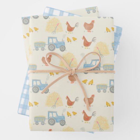 Umhüllungspapier Geschenkpapier Set (Beispiel)