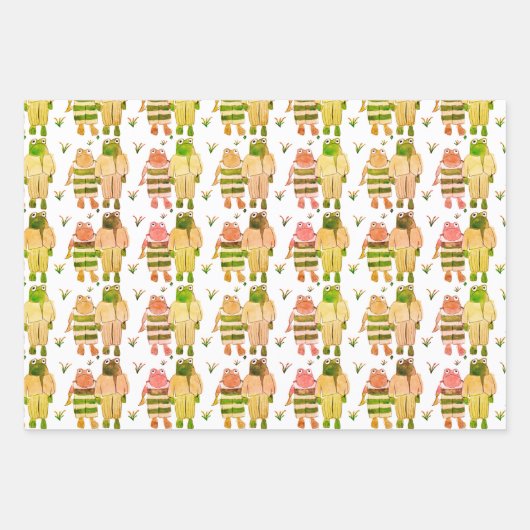 Umhüllungspapier geschenkpapier set (Vorderseite)