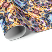 Umhüllungspapier Kaleidoskop Geschenkpapier (Rolleneckpunkt)