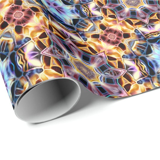Umhüllungspapier Kaleidoskop Geschenkpapier (Rolleneckpunkt)