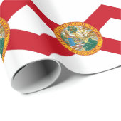 Umhüllungspapier mit Flagge von Florida Geschenkpapier (Rolleneckpunkt)