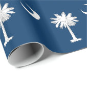 Umhüllungspapier mit Flagge von South Carolina Geschenkpapier (Rolleneckpunkt)