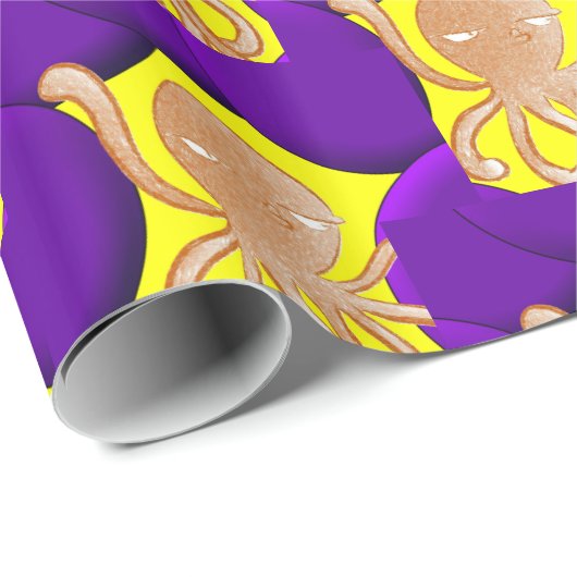 Umhüllungspapier Octopus Geschenkpapier (Rolleneckpunkt)