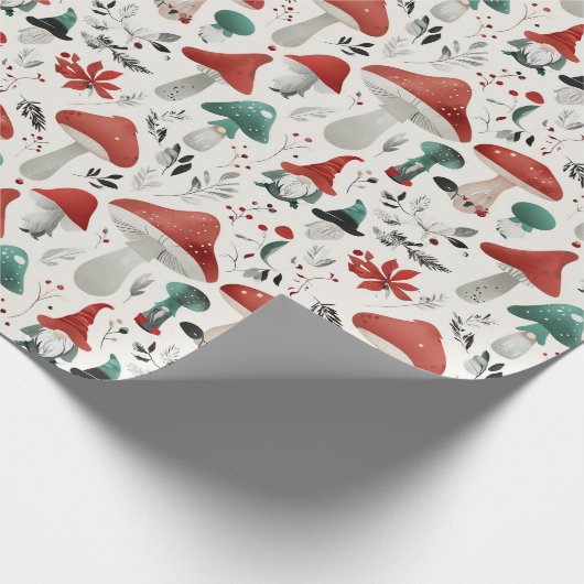 Umhüllungspapier, Pilzpackpapier, Geschenkpackpapi Geschenkpapier (Ecke)