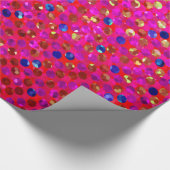 Umhüllungspapier Polka Dot Sparkley Jewels Geschenkpapier (Ecke)