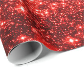 Umhüllungspapier Rote Stars Geschenkpapier (Rolleneckpunkt)